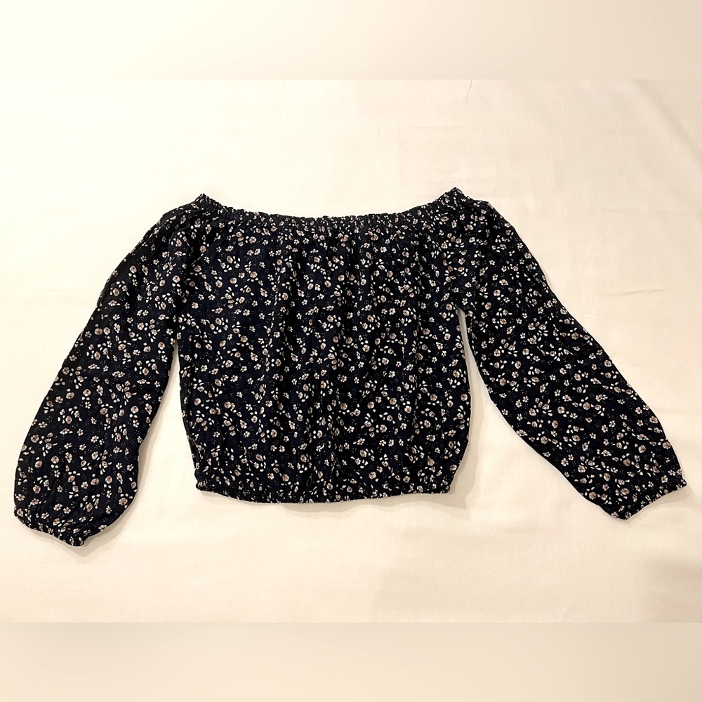 Brandy Melville Maura Off Shoulder Cropped Top
